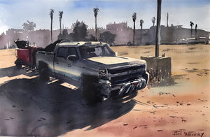 Chevy Truck (15" x 22")